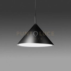Barbie s/g - lampadario a sospensione in alluminio nero/bianco opac...