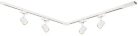 Faretto per sistema a binario VOLF 4xGU10/10W/230V bianco