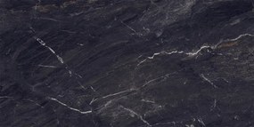 Mexen Sintra Black gres smaltato rettificato G1, piastrella pavimento-parete 120 x 60 cm, alta lucentezza - TL204-120-060-00