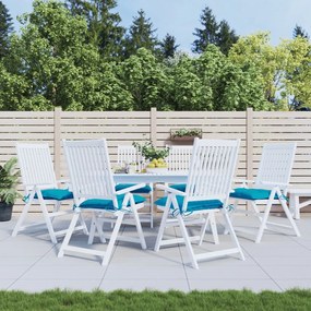 Cuscini Per Sedia 6 Pz Azzurro 40x40x7 Cm İn Tessuto Oxford /