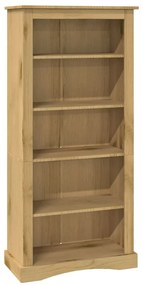 Libreria 5 ripiani pino messicano corona range 81x40x170 cm