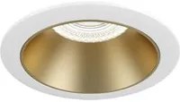 Faretto Da Incasso Moderno Share Alluminio Oro 1 Luce Diffusore Oro