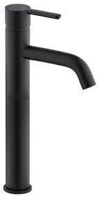 Rubinetto per lavabo getto laminare cristallino Cloud nero spazzolato opaco JACUZZI RUBINETTERIA