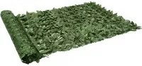 Paravento da Balcone con Foglie Verde Scuro 200x150 cm 367842