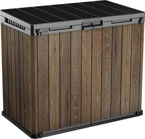 Contenitore da giardino marrone scuro in plastica Deco – Keter