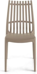 Sedia tortora impilabile - interni ed esterni LILA 2 sedie