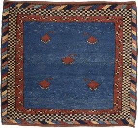 Gabbeh Tappeto orientale 100 x 110 (Afghanistan) Annodato A Mano