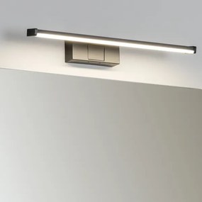 Brilagi - VESTRA Specchio da bagno con luce LED, 8W/230V, 40 cm, IP44, Nero