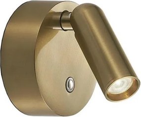 Ideal Lux - Faretto da parete LED ricaricabile e dimmerabile BEAN LED/3W/5V CRI95 ottone