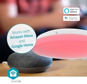 Nedis WIFILAC35WT - LED RGBW Lampada dimmerabile LED/18W/230V 2700-6500K IP44 Wi-Fi