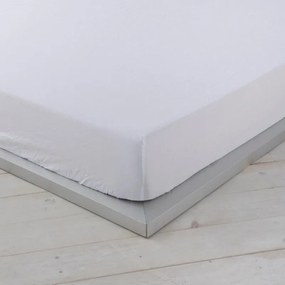 Lenzuolo con angoli aderenti Naturals Bianco - Letto da 180 (180 x 200 cm)