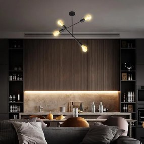 BK Licht 1343 - Lampadario su palo 4xE27/60W/230V