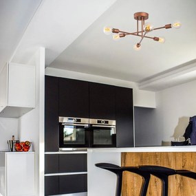 Lampada a sospensione in colore bronzo Flower - Opviq lights