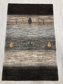 Loribaft Tappeto 130x80 Marrone (Iran) Annodato A Mano