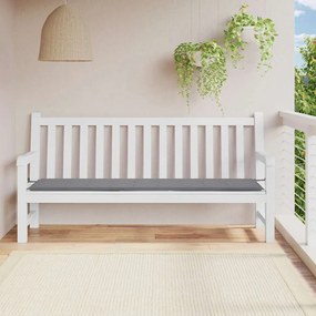 Cuscino Per Panca Grigio 200x50x3 Cm İn Tessuto Oxford /
