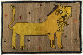 Gabbeh Tappeto persiano 130 x 80 Marrone (Iran) Annodato A Mano