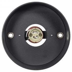 Applique da soffitto per lampade AR111 Fissa Nera Colore del corpo Nero