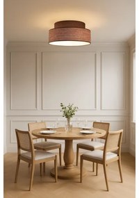 Plafoniera GRACE 1xE27/60W/230V diametro 40 cm marrone/beige