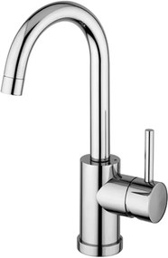 Paffoni Birillo Bi077 Miscelatore lavabo Monocomando Canna ad ombrello Orientabile E Scarico Automatico Cromo