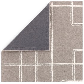 Tappeto in lana grigio chiaro tessuto a mano 120x170 cm Ada - Asiatic Carpets
