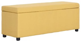 Panca Con Vano Portaoggetti 116 Cm Gialla İn Poliestere /