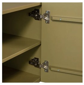 Mobile TV color kaki in pino massiccio 200x53x46 cm Basu – WOOOD