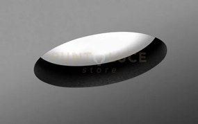 Filiatra faretto incasso 1 luce bordo nero attacco gx53 d.8cm