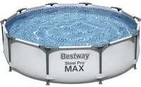 Piscina Fuori Terra Rotonda Steel Pro Max Con Pompa Filtro