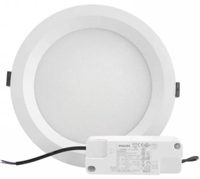 Faro LED da Incasso 42W IP54, Foro Ø210mm, UGR19 con driver Philips Colore Bianco Variabile CCT