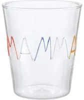 Bicchiere acqua mamma in vetro borosilicato, da 380 ml