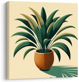 Quadro su tela – Pianta da interno elegante