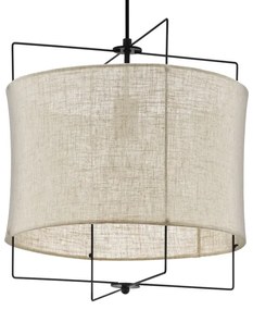 Eglo 79644 - Lampadario a sospensione con filo BRIDEKIRK 1xE27/40W/230V