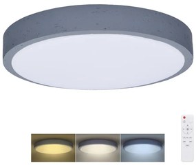 Solight WO8001 - Lampada LED dimmerabile GREY 48W 230V 3000-6500K Ø38 cm + DO