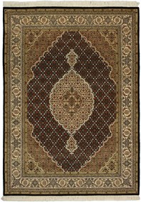 Tabriz Tappeto 200 x 150 Marrone (Indian) Annodato A Mano