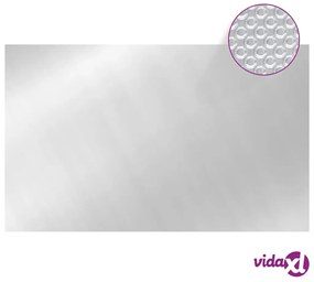 vidaXL Copertura per Piscina Argento 260x160 cm PE