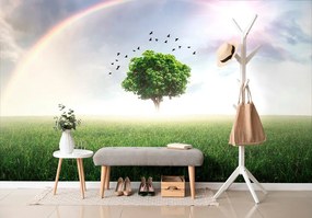 Carta da parati – Albero solitario sul prato