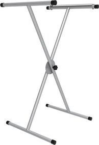 Gamba per mobili regolabile a X STEELMI Ibex in acciaio argentato satinato L 60 x P 58 x H max 110 cm