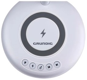 Grundig - Lampada da scrivania a LED con ricarica wireless e altoparlante 3 in 1 LED/15 W/5 V