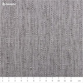 Letto matrimoniale imbottito grigio chiaro con contenitore e rete inclusi 180x200 cm Elizabeth – Micadoni