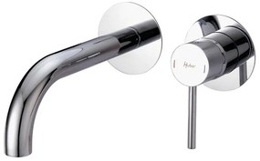 Rubinetto per lavabo ad incasso TAYRONA cromato lucido HUBER H 8 cm