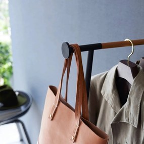 Attaccapanni da parete nero in metallo 38,5 cm Tower – YAMAZAKI