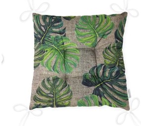 Cuscino per sedia in foglie di banano verde, 40 x 40 cm - Minimalist Cushion Covers