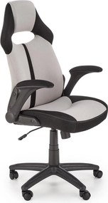 Sedia da ufficio Bloom in grigio/nero - H120 cm