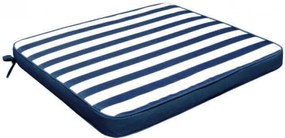 Cuscino Real Seduta 39x39x4 cm in Poliestere Blu...