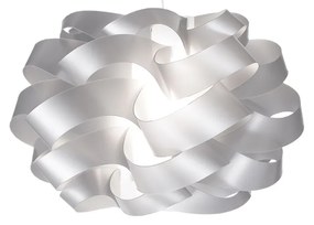 Lampadario Moderno Cloud Polilux ® Argento E Metallo Cromo 3 Luci E27