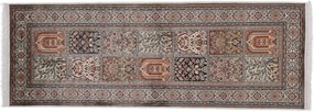 Cashmere Silk Tappeto orientale 210x80 (Indian) Annodato A Mano