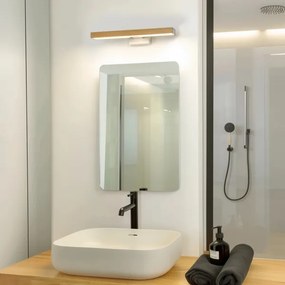 Brilagi- Illuminazione a LED per specchi da bagno WOODY MIRROR LED/8W/230V IP44 quercia/bianco