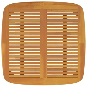 Tavolo da giardino 85x85x75 cm legno massello di acacia