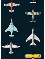 studio ditte Carta da parati Airplanes Dark - Airplanes Dark