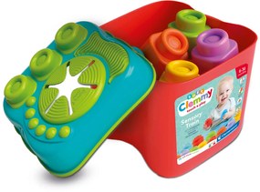 Clemmy baby - Secchiello sensoriale con mattoncini